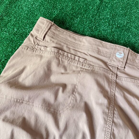 Wrangler Trail Outdoor Hiking Confort Waist Brown Utility Cargo Shorts Size 40 - Picture 12 of 12
